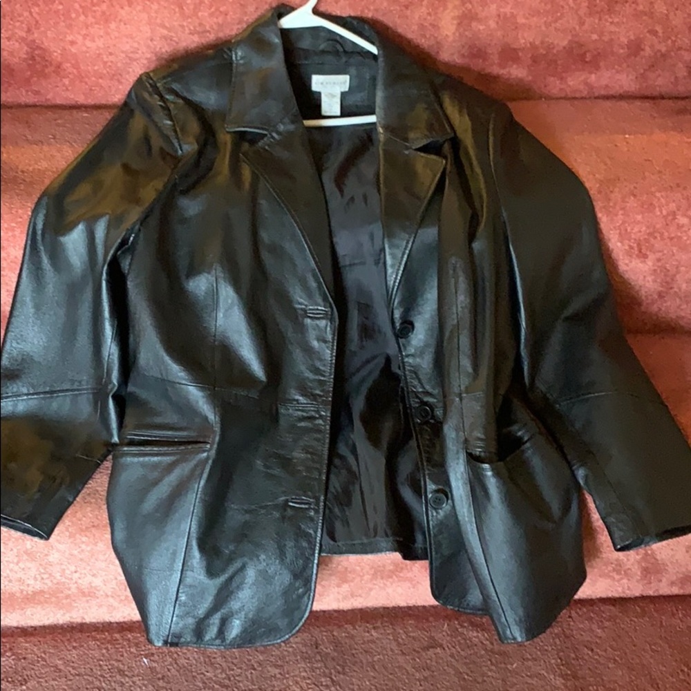Women’s genuine leather Kim Rogers jacket